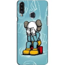 Чехлы для Samsung Galaxy A20s (A207) - Bearbrick Louis Vuitton (PREMIUMPrint) (Плач Bearbrick)