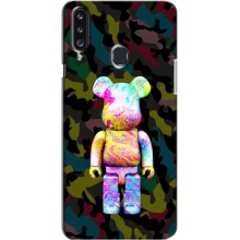 Чехлы для Samsung Galaxy A20s (A207) - Bearbrick Louis Vuitton (PREMIUMPrint) (Яркий Bearbrick)