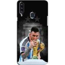 Чохли для Samsung Galaxy A20s (A207) (Leo чемпіон) (AlphaPrint) – Мессі Чемпіон