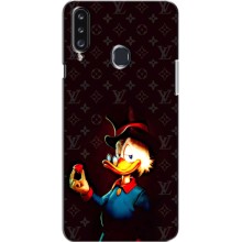 Чехлы для Samsung Galaxy A20s (A207) - Скрудж МакДак Louis Vuitton (PREMIUMPrint) (Скрудж с бриллиантом)