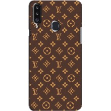 Чохли Луі Вітон для Samsung Galaxy A20s (A207) (AlphaPrint - LOUIS VUITTON) (фон LOUIS VUITTON)