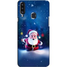 Чехлы на Новый Год Samsung Galaxy A20s (A207) (Маленький Дед Мороз)