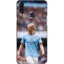 Чехлы с футболистом Ерлинг Холанд для Samsung Galaxy A20s (A207) (AlphaPrint) – Эрлинг Холанд