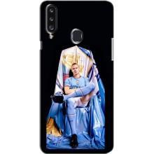 Чехлы с футболистом Ерлинг Холанд для Samsung Galaxy A20s (A207) (AlphaPrint) – футболист Холанн