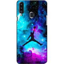 Чехлы для Samsung Galaxy A20s (A207) - с картинкой JORDAN (AlphaPrint) (Яркий Джордан)