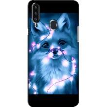 Чехлы с картинкой Лисички для Samsung Galaxy A20s (A207) (VPrint) (Яркая лисичка)