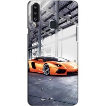 Чехлы с Машинами на Самсунг А20с (VPrint) (Sport Car)