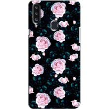 Чохли з принтом Троянд для Samsung Galaxy A20s (A207) – Чайні троянди
