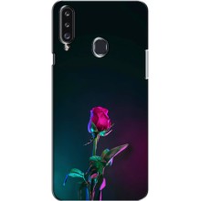 Чохли з принтом Троянд для Samsung Galaxy A20s (A207) – Нічна троянда