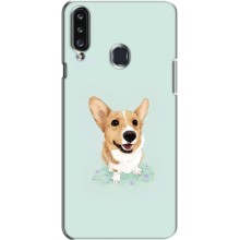 Чехлы с собаками для Samsung Galaxy A20s (A207) (VPrint) (Корги)