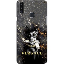 Чехлы VERSACE для Самсунг А20с (PREMIUMPrint) – AlphaPrint-ген.