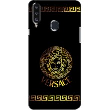 Чехлы VERSACE для Самсунг А20с (PREMIUMPrint) – Logo Versace