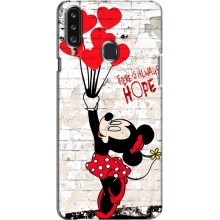 Чехол Disney Mouse Samsung Galaxy A20s (A207) (PREMIUMPrint) (Heart Minni)