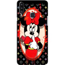 Чехол Disney Mouse Samsung Galaxy A20s (A207) (PREMIUMPrint) (Минни Маус ЛВ)