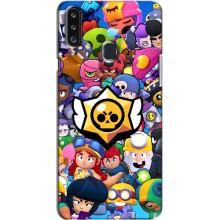 Чехол для Samsung Galaxy A20s (A207) Бравл Старс (VPrint)