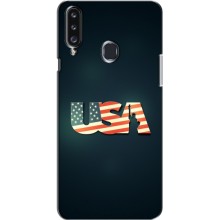 Чохол Прапор USA для Samsung Galaxy A20s (A207) – USA
