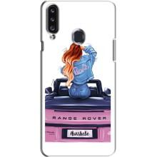 Чехол с печатью для Samsung Galaxy A20s (A207) - (Мода) (AlphaPrint) (На машине)