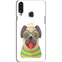 Бампер для Samsung Galaxy A20s (A207) з картинкою "Песики" – Собака Король