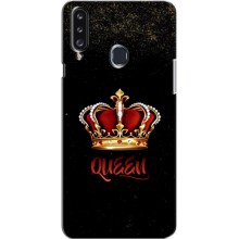 Чехол с Короной Самсунг А20с - (AlphaPrint) (Корона короля)