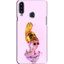 Чехол с Прикольным принтом на Samsung Galaxy A20s (A207) (АРТ Статуя)