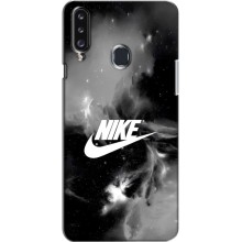 Чехол для Samsung Galaxy A20s (A207) - с принтом Найк (AlphaPrint) (Лого Найк)