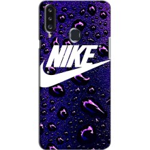 Чехол для Samsung Galaxy A20s (A207) - с принтом Найк (AlphaPrint) (Найк принт)