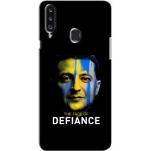 Чехол для Samsung Galaxy A20s (A207) (AlphaPrint - с принтом Зеленского) – В. Зеленский