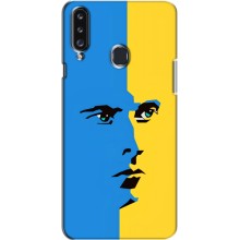 Украинские Чехлы для Samsung Galaxy A20s (A207) с картинкой УПА (AlphaPrint) (Степан Бандера)