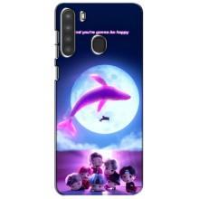 Чехлы BTS для Samsung Galaxy A21 (A215) (AlphaPrint)