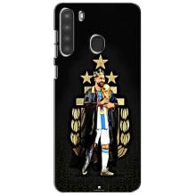 Чохли для Samsung Galaxy A21 (A215) (Leo чемпіон) (AlphaPrint) (Мессі Король)