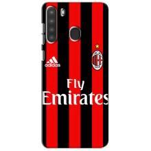 Чохли для Samsung Galaxy A21 (A215) (VPrint) - Футбольні клуби (Milan)