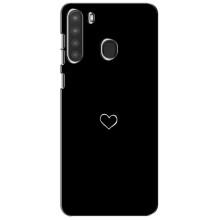 Чехлы для любимой на Самсунг Галаксі А21 (А215) (VPrint) (Маленьке сердечко)
