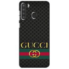 Чохли  GUCCI для Самсунг Галаксі А21 (А215) (AlphaPrint) (Gucci оригінал)