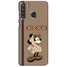 Чохли  GUCCI для Самсунг Галаксі А21 (А215) (AlphaPrint) (Mickey GUCCI)