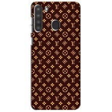 Чохли Луі Вітон для Samsung Galaxy A21 (A215) (AlphaPrint - LOUIS VUITTON) (лого LOUIS VUITTON)