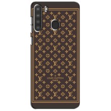 Чохли Луі Вітон для Samsung Galaxy A21 (A215) (AlphaPrint - LOUIS VUITTON) (шпалери LV)