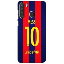 Чохли Мессі для Samsung Galaxy A21 (A215) (AlphaPrint) (Messi Barca 10)