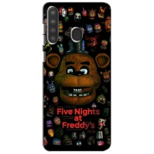 Чехлы Пять ночей с Фредди для Самсунг А21 (Freddy)