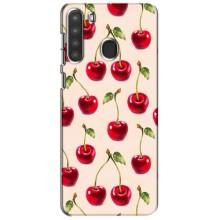 Чохли з фруктами для Samsung Galaxy A21 (A215) (VPrint) (Черешня)