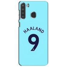 Чохли з футболістом Ерлінг Холанд для Samsung Galaxy A21 (A215) (AlphaPrint) (Ерлінг Холанд 9)