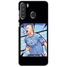 Чохли з футболістом Ерлінг Холанд для Samsung Galaxy A21 (A215) (AlphaPrint) (гол Ерлінг Холанд)