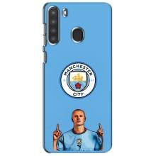 Чохли з футболістом Ерлінг Холанд для Samsung Galaxy A21 (A215) (AlphaPrint) (Холанд Манчестер Сіті)