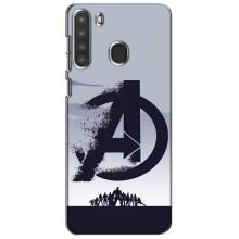 Чехлы с героями Марвел Samsung Galaxy A21 (A215) (VPrint)