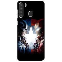 Чехлы с героями Марвел Samsung Galaxy A21 (A215) (VPrint)