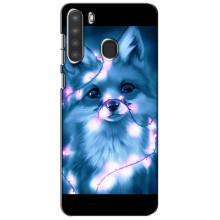 Чохли з картинкою Лисичка для Samsung Galaxy A21 (A215) (VPrint) (Яскрава лисичка)