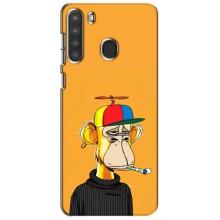 Чохли з Мавпами NFT для Samsung Galaxy A21 (A215) (AlphaPrint) (Нудна мавпа NFT)