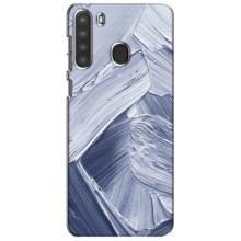 Чехлы со смыслом для Samsung Galaxy A21 (A215) (Краски мазки)