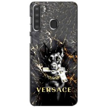 Чехлы VERSACE для Самсунг А21 (PREMIUMPrint) (AlphaPrint-ген.)