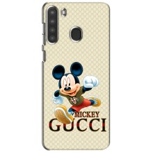 Чехол Disney Mouse Samsung Galaxy A21 (A215) (PREMIUMPrint) (Mikki Gucci)