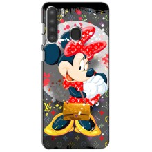 Чехол Disney Mouse Samsung Galaxy A21 (A215) (PREMIUMPrint) (Minni с бантиком)